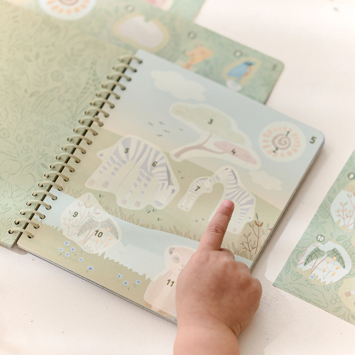 Sticker book by numbers - Jim