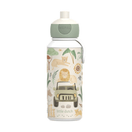 Drinkfles kind pop-up 400 ml - Mepal Campus - Safari Friends