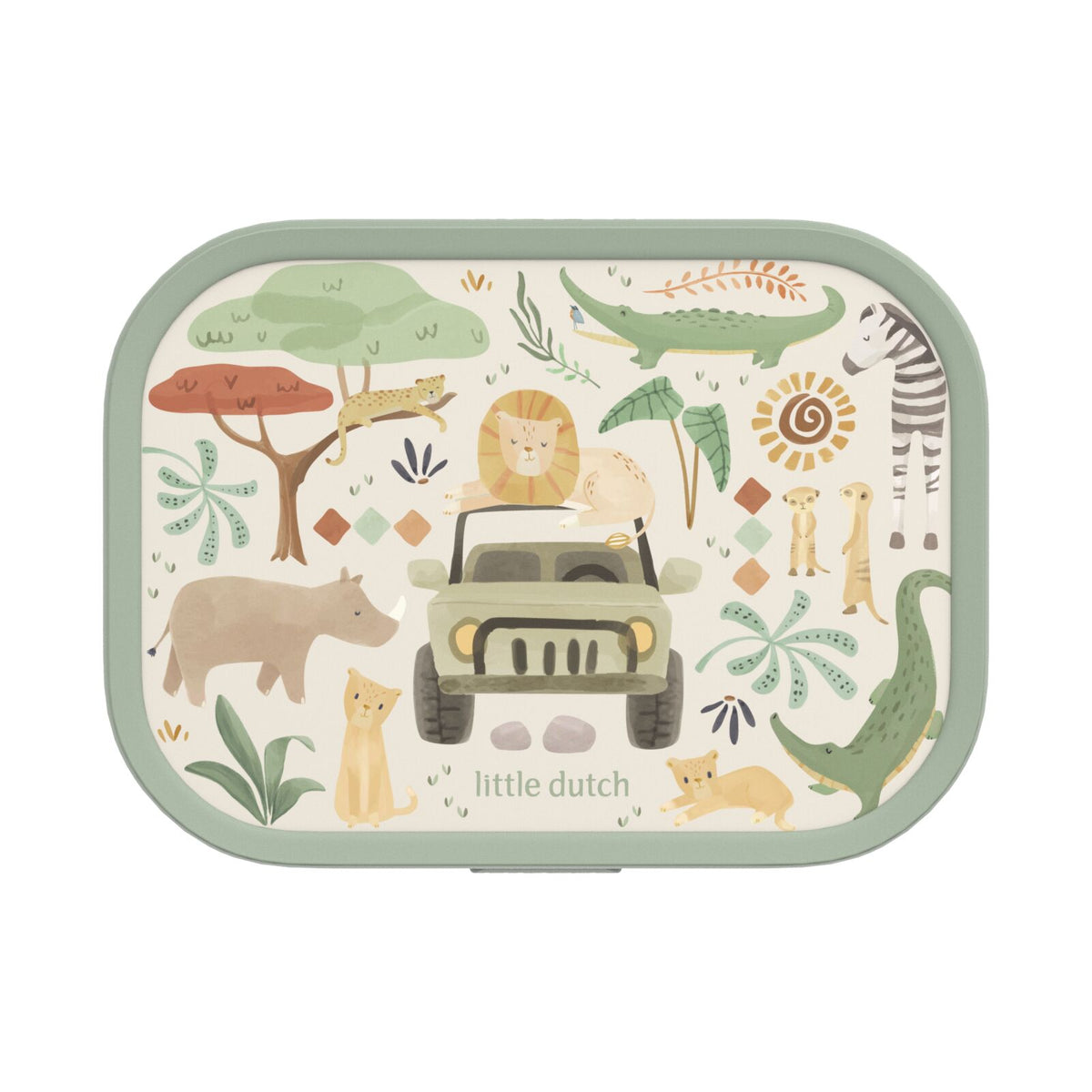 Brotkasten Kind 750 ml - Mepal Campus - Safari Friends