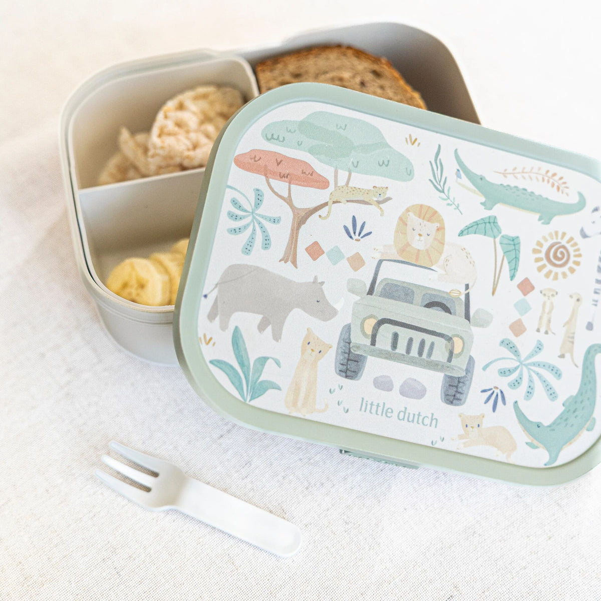 Brotkasten Kind 750 ml - Mepal Campus - Safari Friends