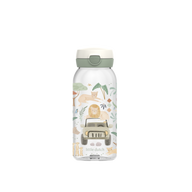 Kindertrinkflasche mit Klappdeckel 600 ml - Mepal Campus - Safari Friends