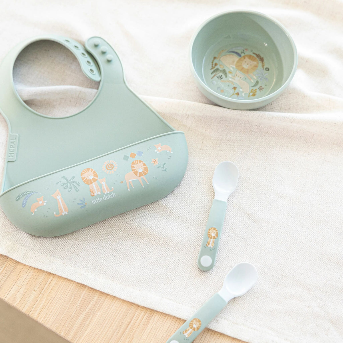 Babylepel 2 stuks - Mepal Mio - Safari Friends