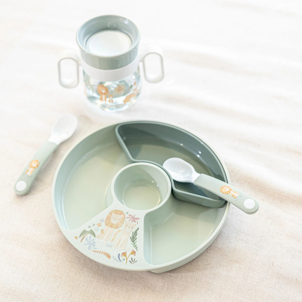 Eetset baby 3-delig - Mepal Mio - Safari Friends