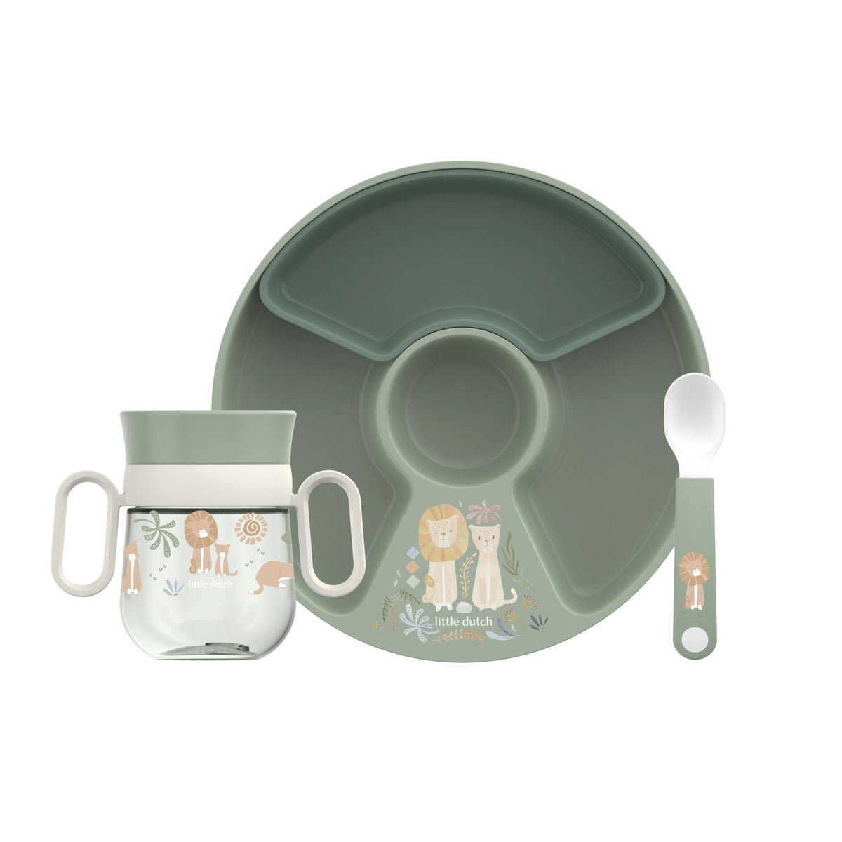 Eetset baby 3-delig - Mepal Mio - Safari Friends