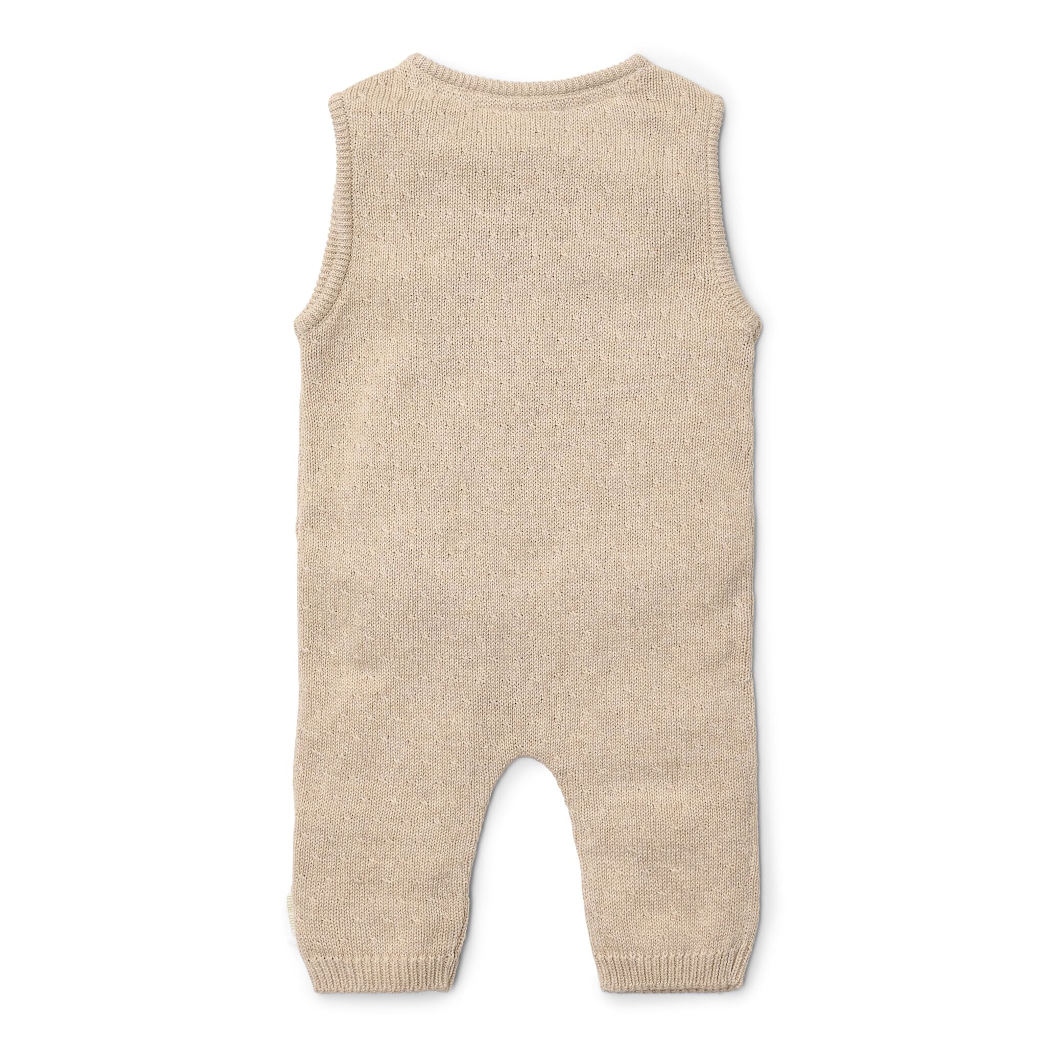 Rompersuit - Knitted - Beige - Newborn Naturals 