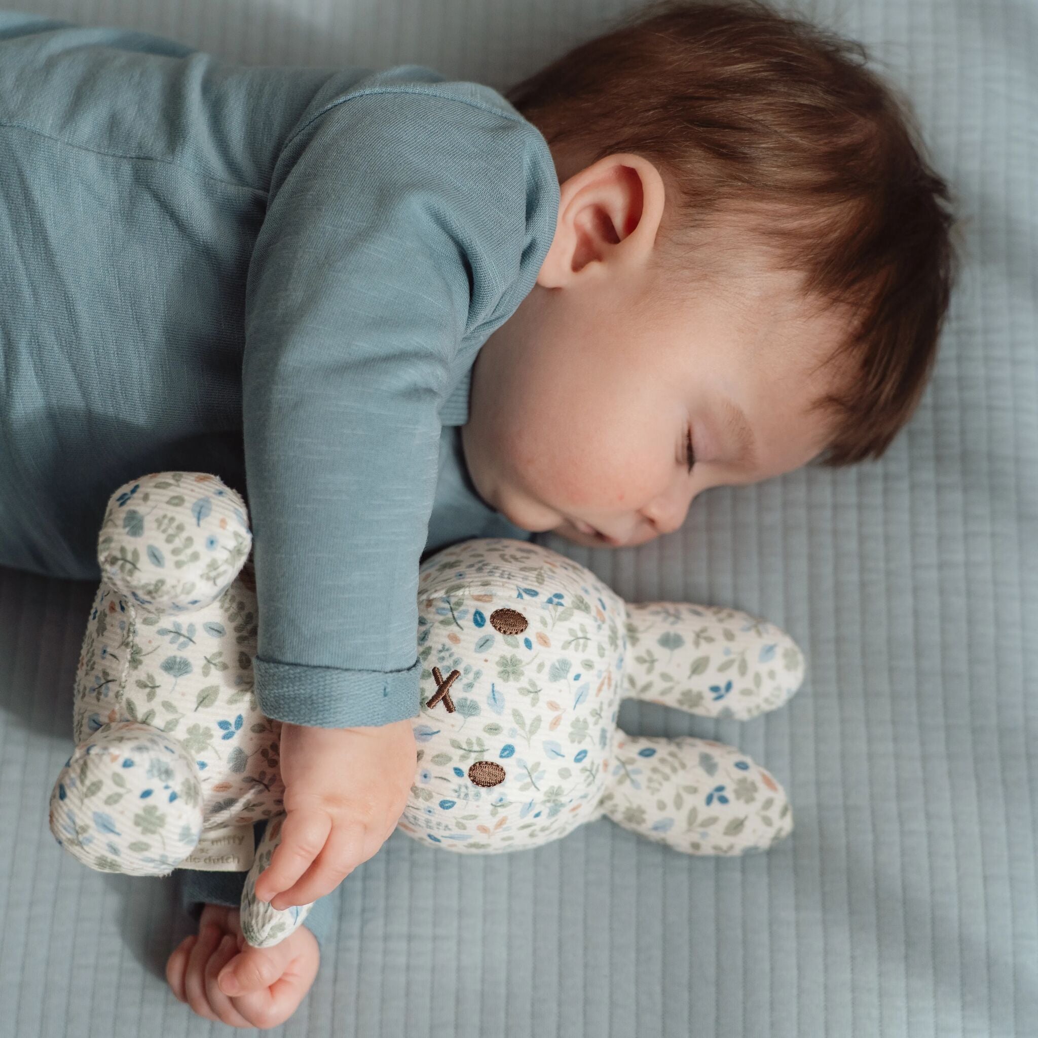 miffy cuddle all-over print 20 cm - Blue - Lucky Leaves 