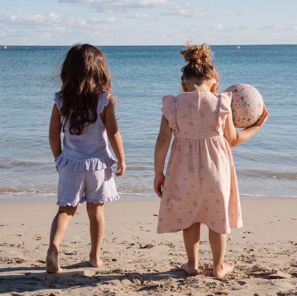 Top and short set - Purple 