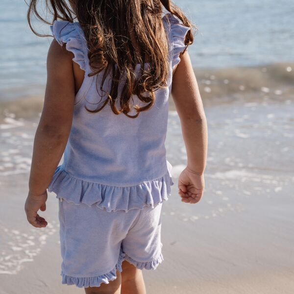 Top and short set - Purple 