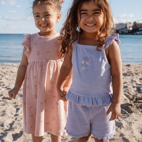 Top and short set - Purple 