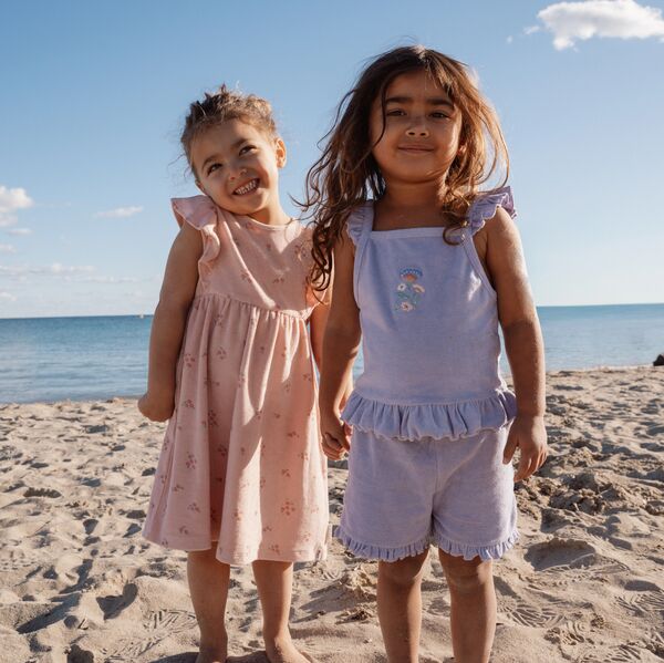 Top and short set - Purple 