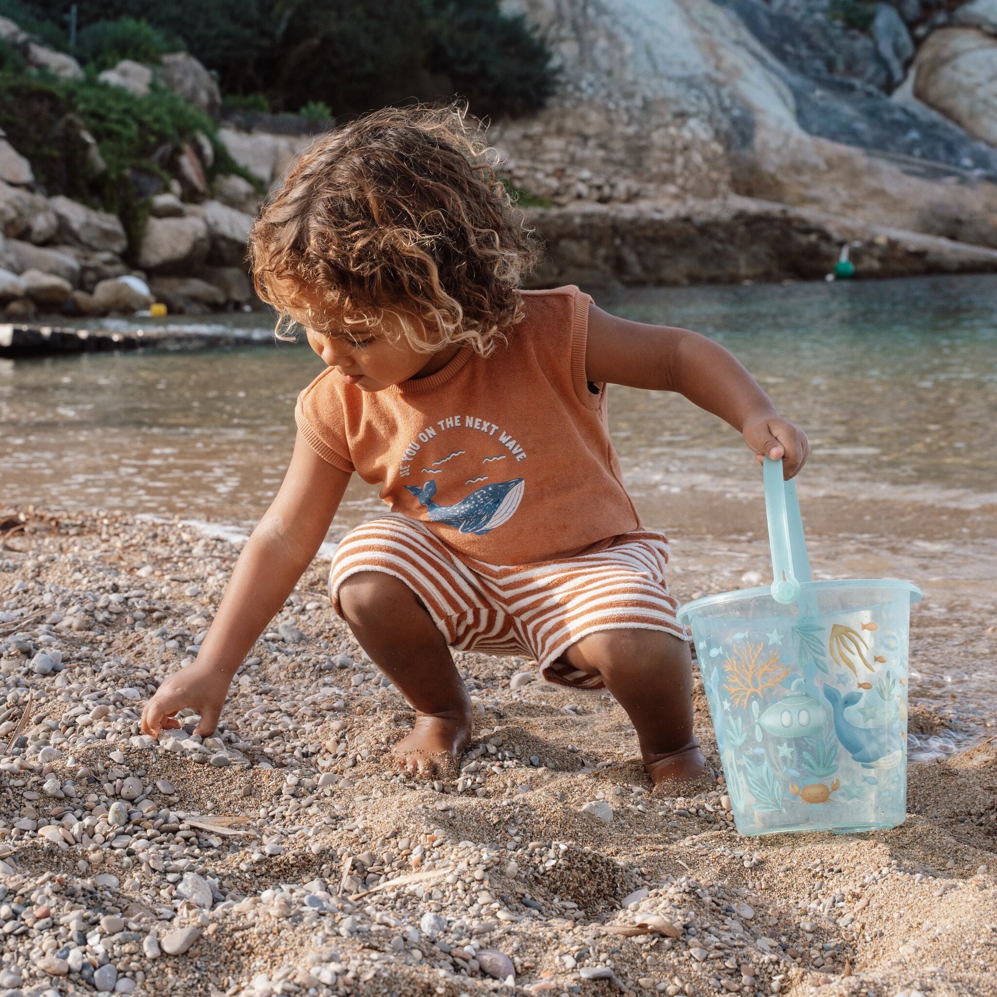 Ensemble chemise et short - Marron 
