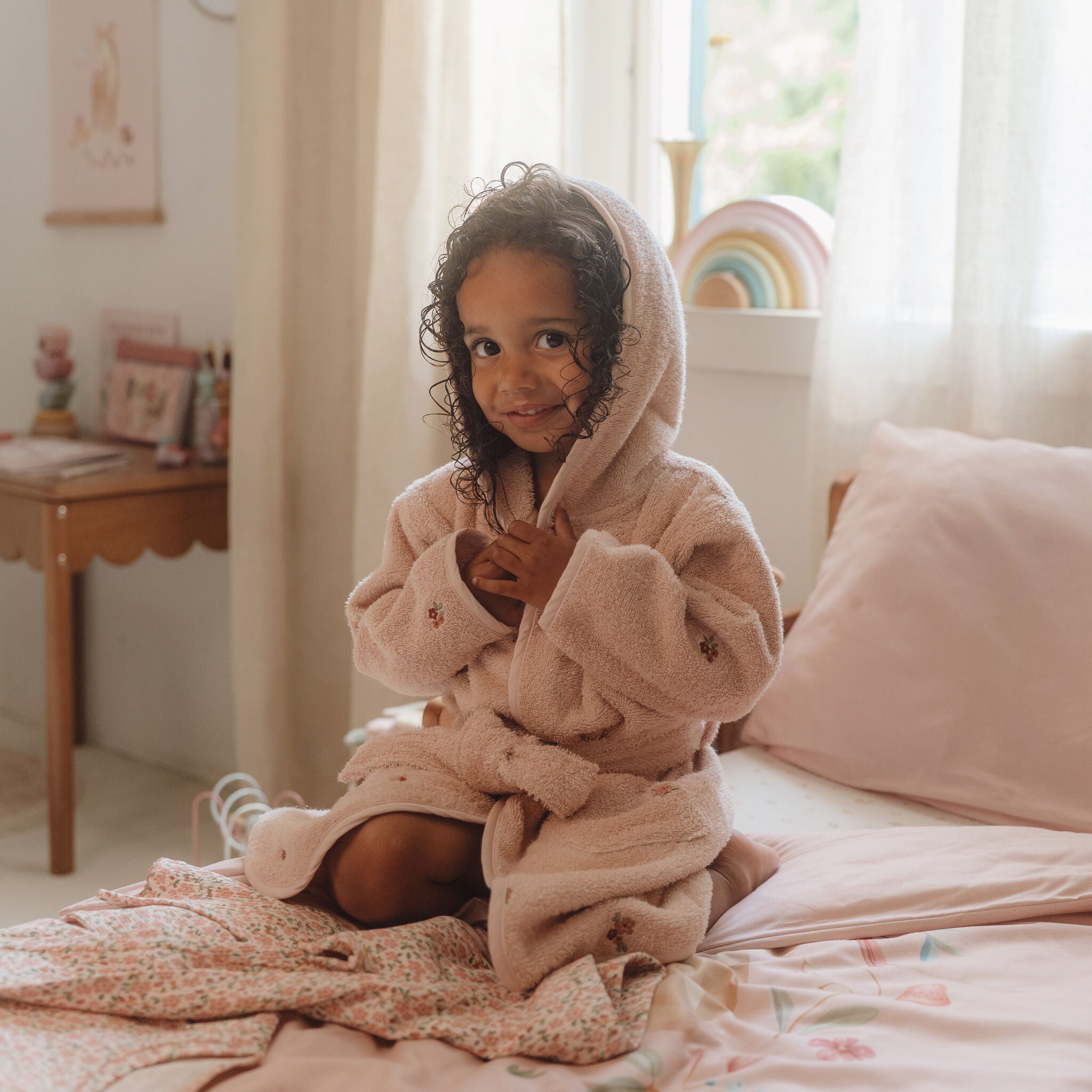 Badjas - Roze - Fairy Garden