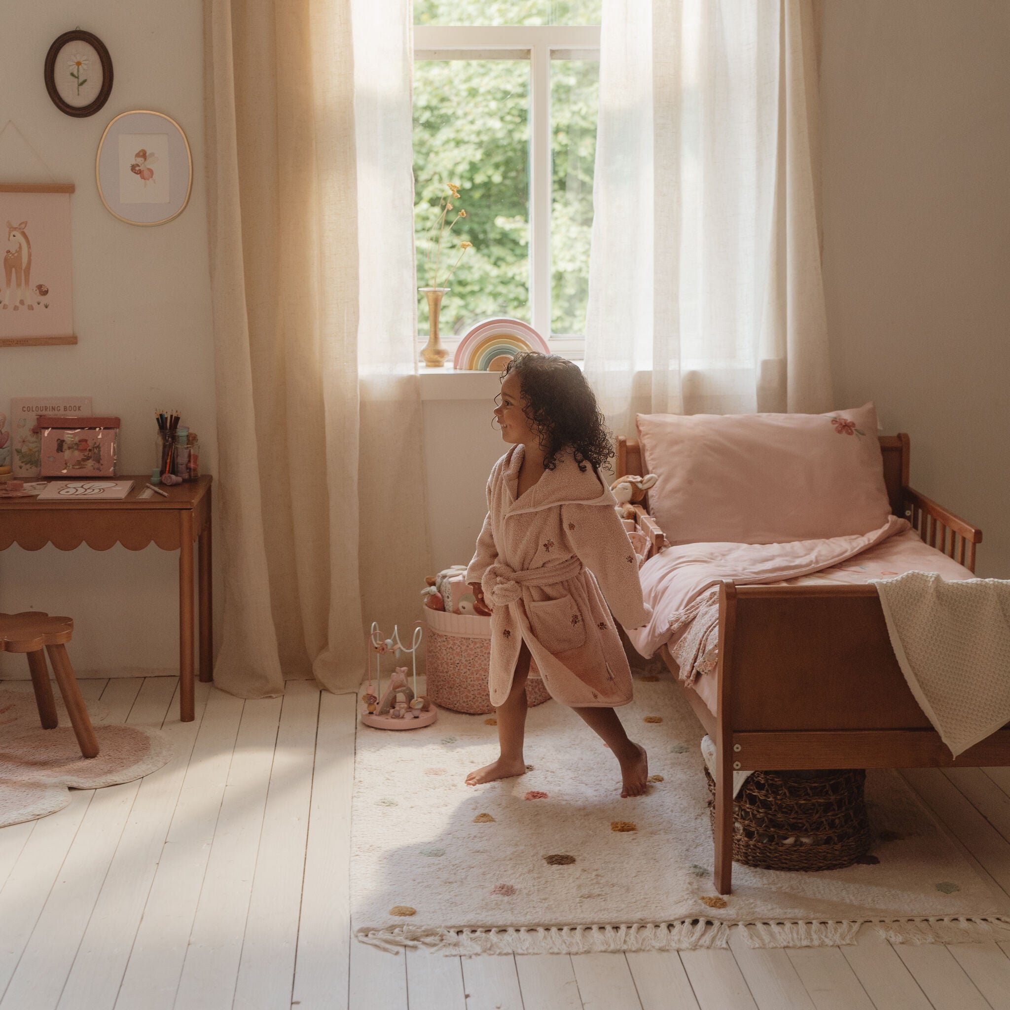 Badjas - Roze - Fairy Garden