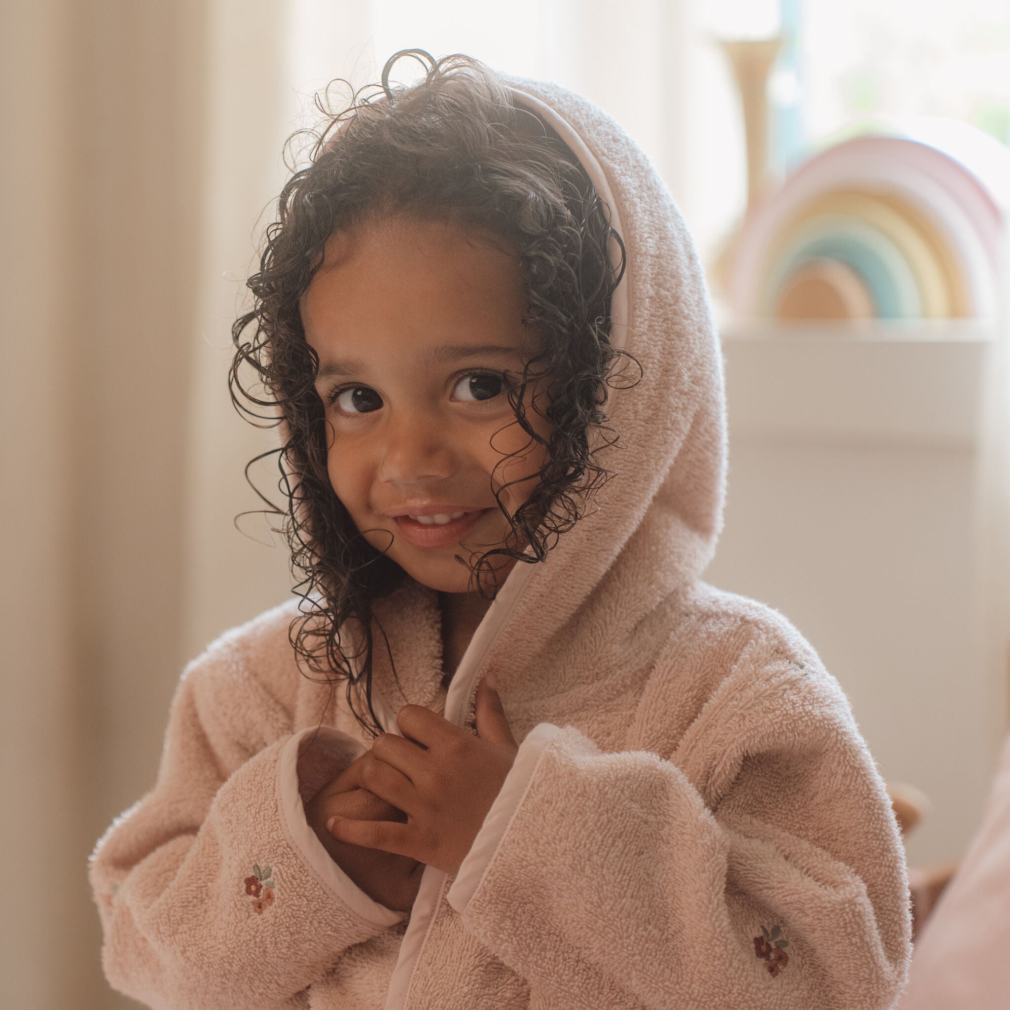 Bademantel - Rosa - Fairy Garden 